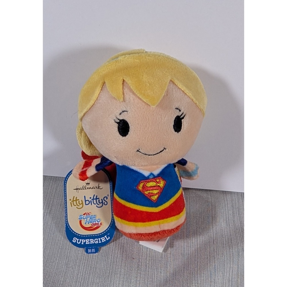 Hallmark Itty Bittys SUPERGIRL (Limited Edition DC‎ Comics) NWT Plush Toy